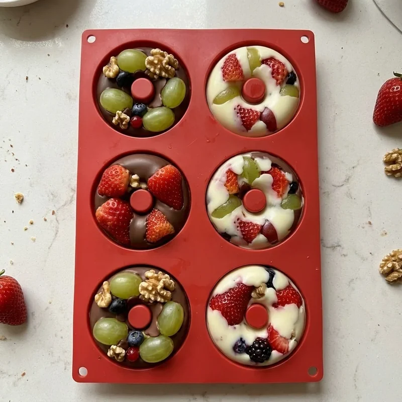 Fruit Donuts Fôrma de Silicone